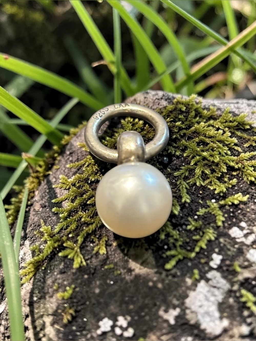 Trollbeads Sterling Silver Pearl Charm